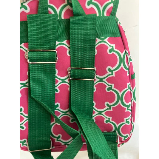 Alpha Kappa Alpha Inspired: Pink & Green Backpack