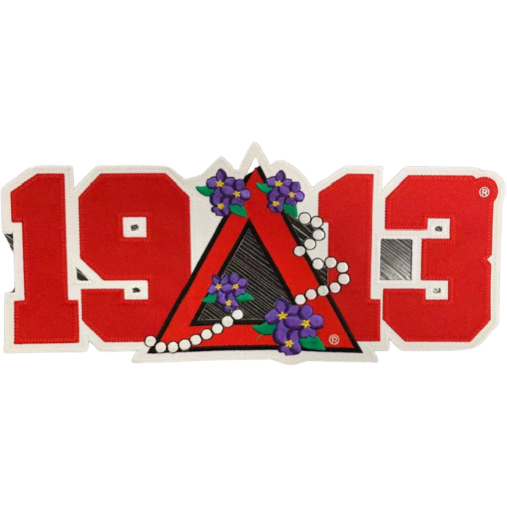 Delta Sigma Theta Pyramid and African Violet Patch | Greekstylez ...